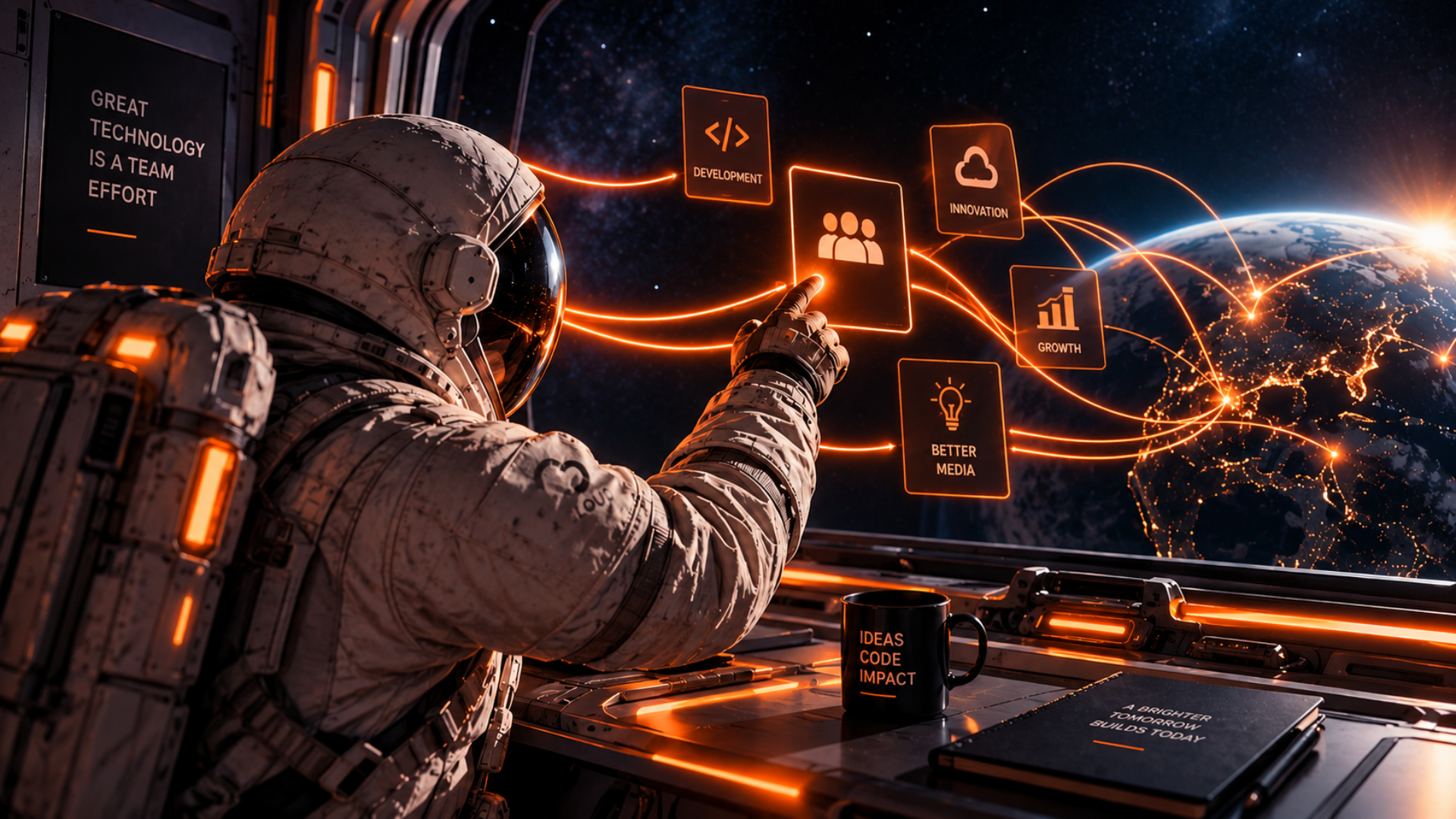 Equipo tecnológico trabajando detrás de la innovación y los proyectos digitales de OA Cloud.