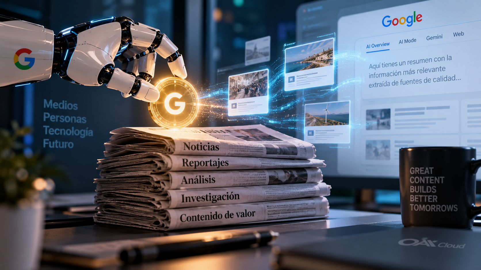 Google prueba un sistema para pagar a los medios por el contenido utilizado en respuestas generadas por inteligencia artificial.