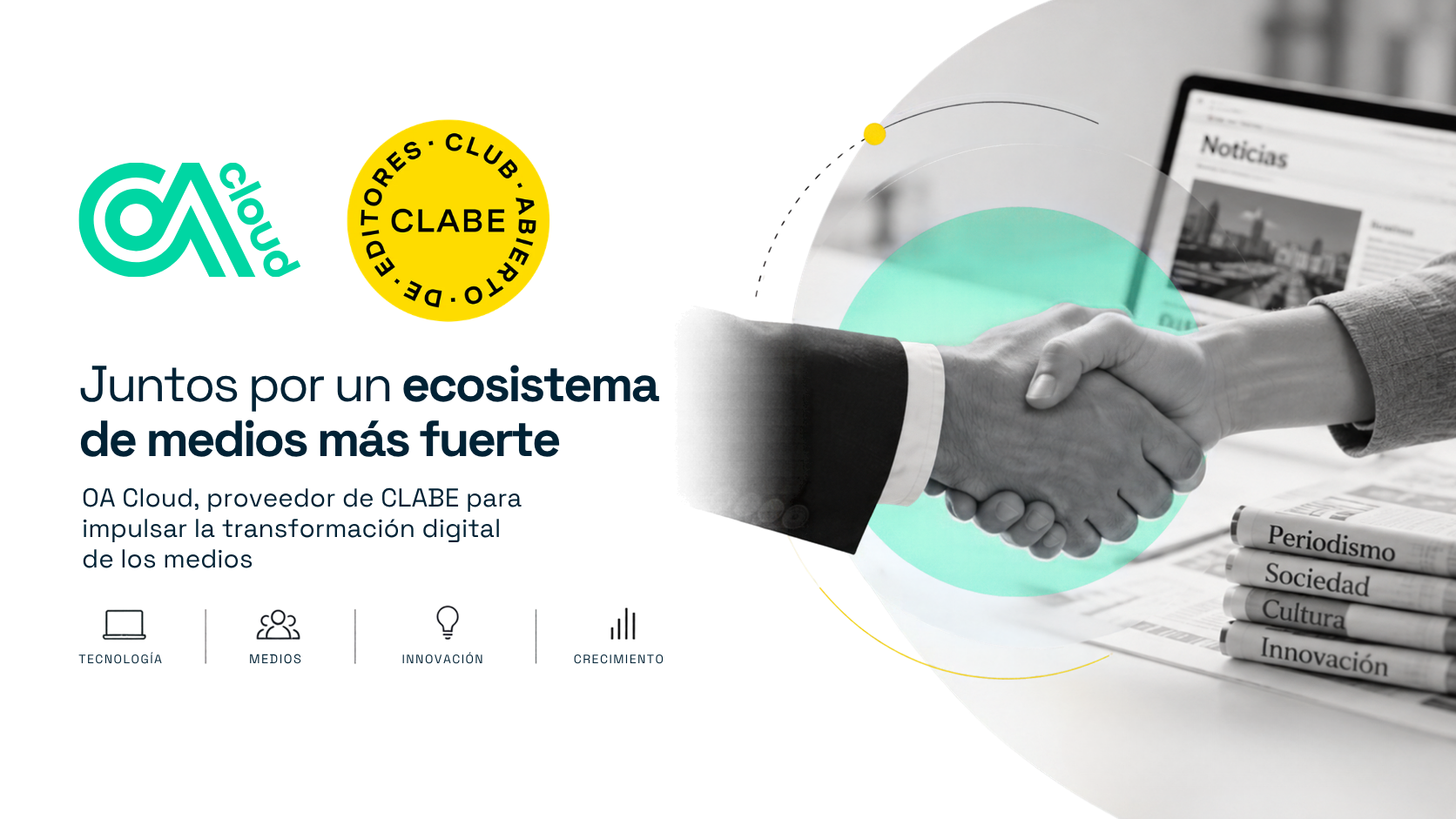 OA Cloud se incorpora al espacio de proveedores de CLABE para impulsar la transformación digital de los medios.